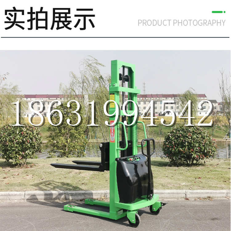 树林区电动叉车堆高车液压铲车电瓶1吨2吨站驾步行式小型全自动叉车